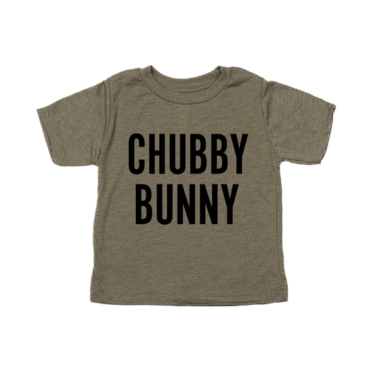 CHUBBY BUNNY - Kids Tee (Olive)