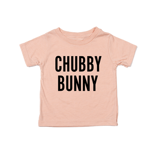 CHUBBY BUNNY - Kids Tee (Peach)