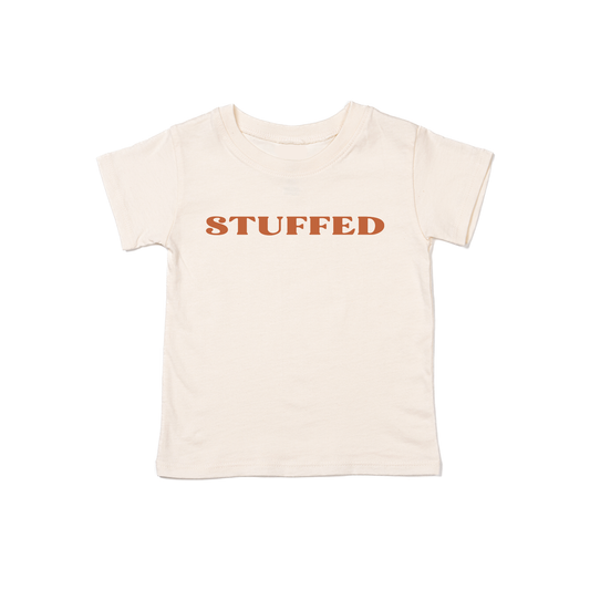 Stuffed (Rust) - Kids Tee (Natural)