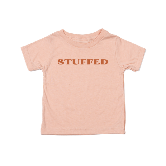 Stuffed (Rust) - Kids Tee (Peach)