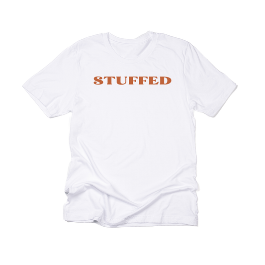 Stuffed (Rust) - Tee (White)