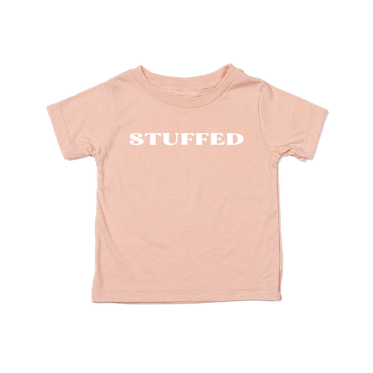 Stuffed (White) - Kids Tee (Peach)