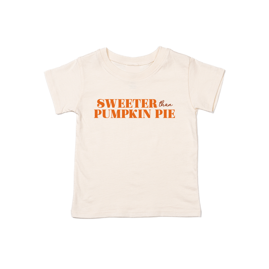Sweeter Than Pumpkin Pie - Kids Tee (Natural)