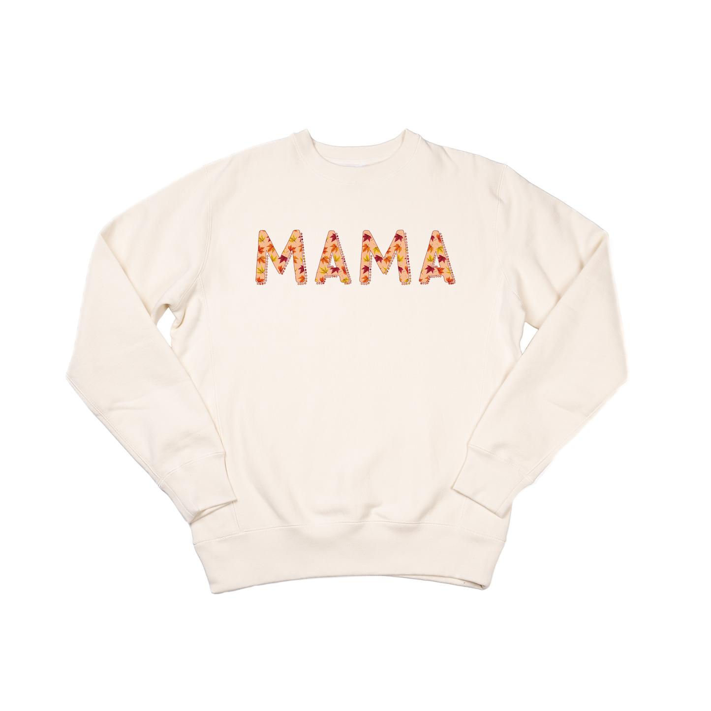 Fall Leaves Mama - Heavyweight Sweatshirt (Natural)