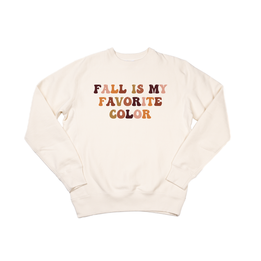 Fall is my favorite color - Heavyweight Sweatshirt (Natural)