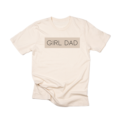 Girl Dad® (Boxed Collection, Stone Box/Black Text) - Tee (Natural)