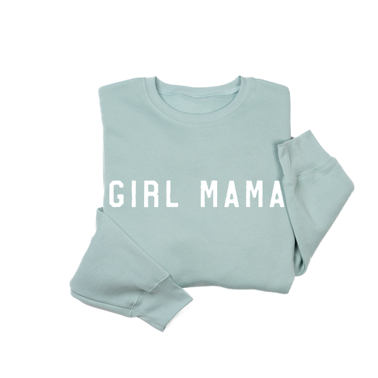 Girl Mama (White) - Sweatshirt (Sky)