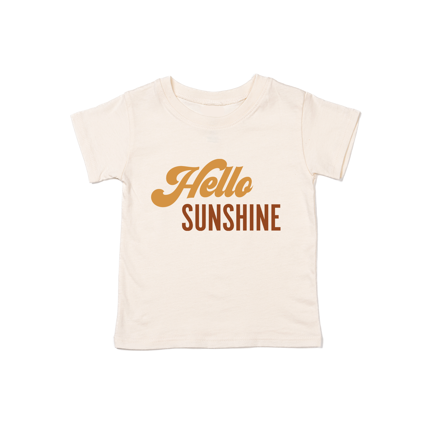 Hello Sunshine - Kids Tee (Natural)