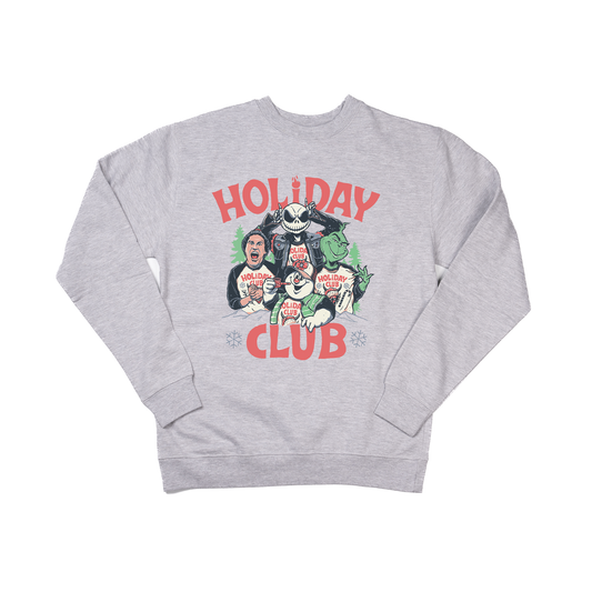 Holiday Club (Graphic) - Sweatshirt (Heather Gray)