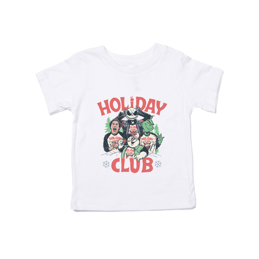 Holiday Club (Graphic) - Kids Tee (White)