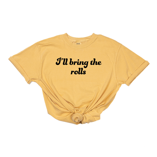 I'll Bring the Rolls - Tee (Vintage Mustard, Short Sleeve)