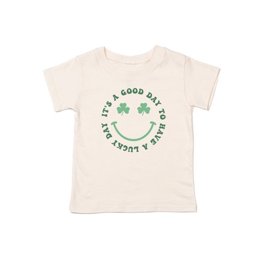 It's a good day to have a Lucky day (St. Patrick's) - Kids Tee (Natural)