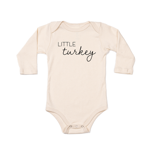 Little Turkey - Bodysuit (Natural, Long Sleeve)