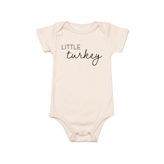 Little Turkey - Bodysuit (Natural, Short Sleeve)