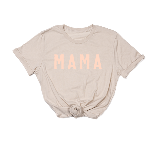 Mama (Rough, Peach) - Tee (Stone)