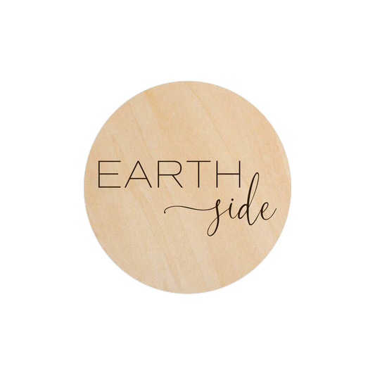 Madden - Earth Side - Wooden Announcement Disc