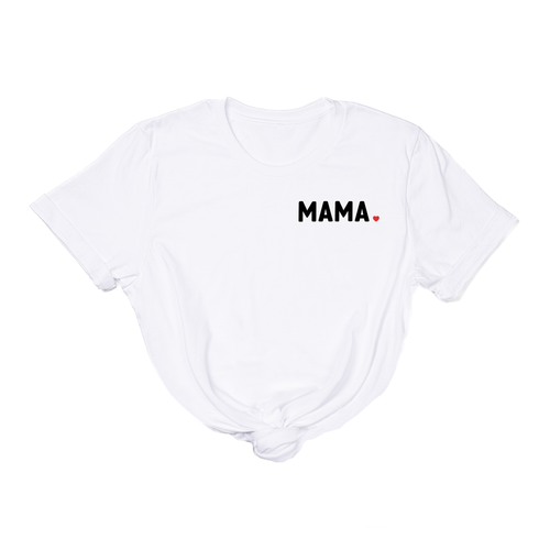 Mama ❤️ (Pocket) - Tee (White)