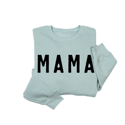 Mama (Rough, Black) - Sweatshirt (Sky)