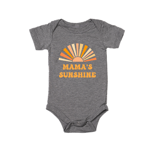 Mama's Sunshine - Bodysuit (Gray, Short Sleeve)