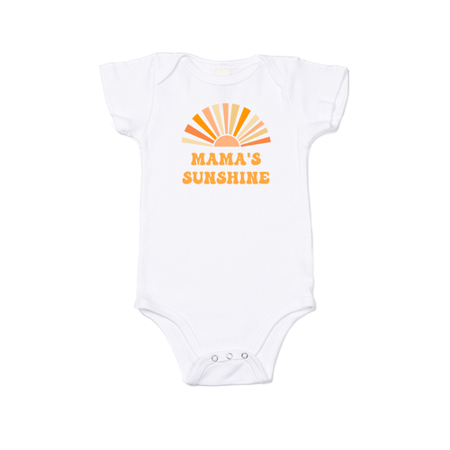 Mama's Sunshine - Bodysuit (White, Short Sleeve)