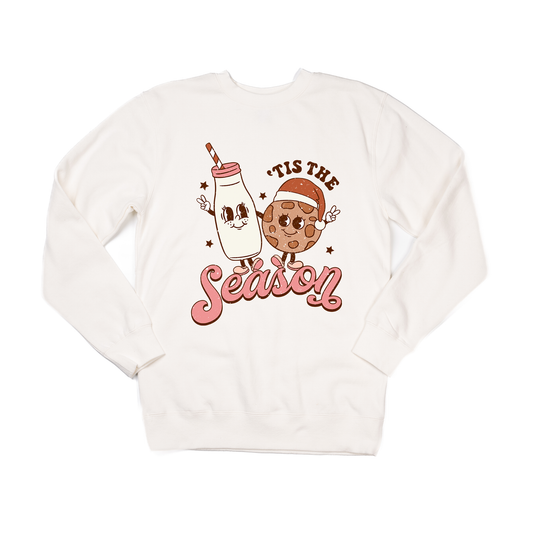 Milk & Cookies Tis the Season - Sweatshirt (Creme)