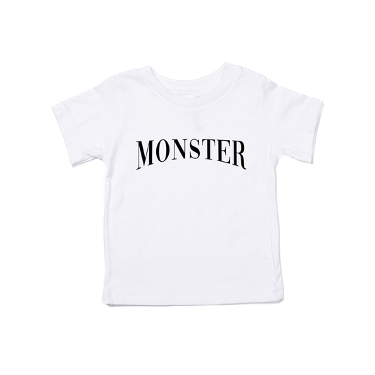 Monster (Black) - Kids Tee (White)