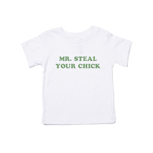 Mr. Steal Your Chick - Kids Tee (White)