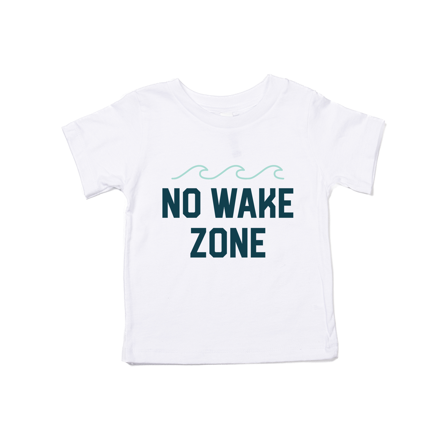 No Wake Zone - Kids Tee (White)