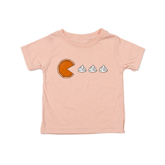 Pacman Pie - Kids Tee (Peach)