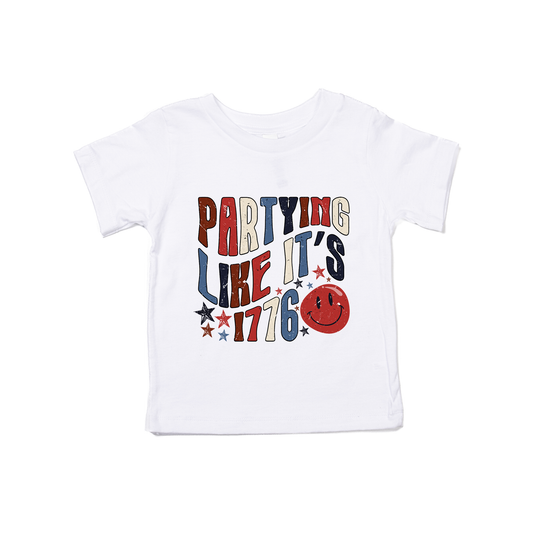 Partying like its 1776 - Kids Tee (White)
