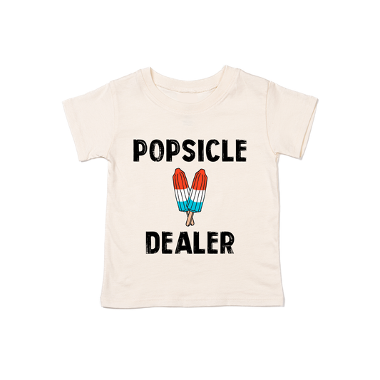 Popsicle Dealer (Black) - Kids Tee (Natural)
