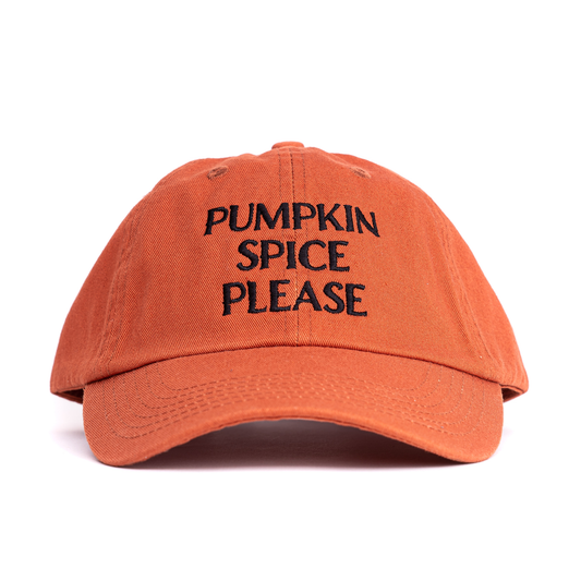 Pumpkin Spice Season (Black) - Baseball Hat (Sienna)