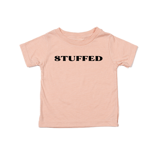 Stuffed (Black) - Kids Tee (Peach)