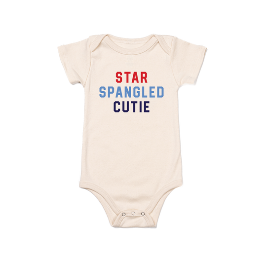 Star Spangled Cutie - Bodysuit (Natural, Short Sleeve)