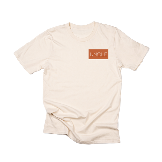 Uncle (Boxed Collection, Pocket, Rust Box/White Text) - Tee (Natural)