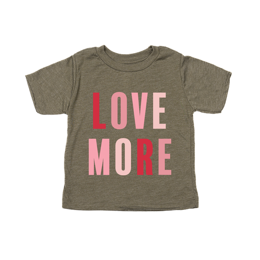 Love More - Kids Tee (Olive)