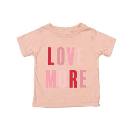 Love More - Kids Tee (Peach)