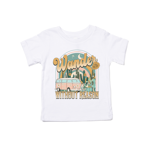 Wander Without Reason - Kids Tee (White)