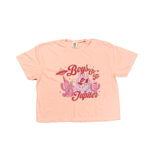 Boys Go To Jupiter - Cropped Tee (Peach)