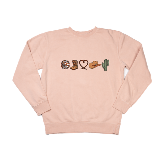Western Love - Sweatshirt (Dusty Peach)