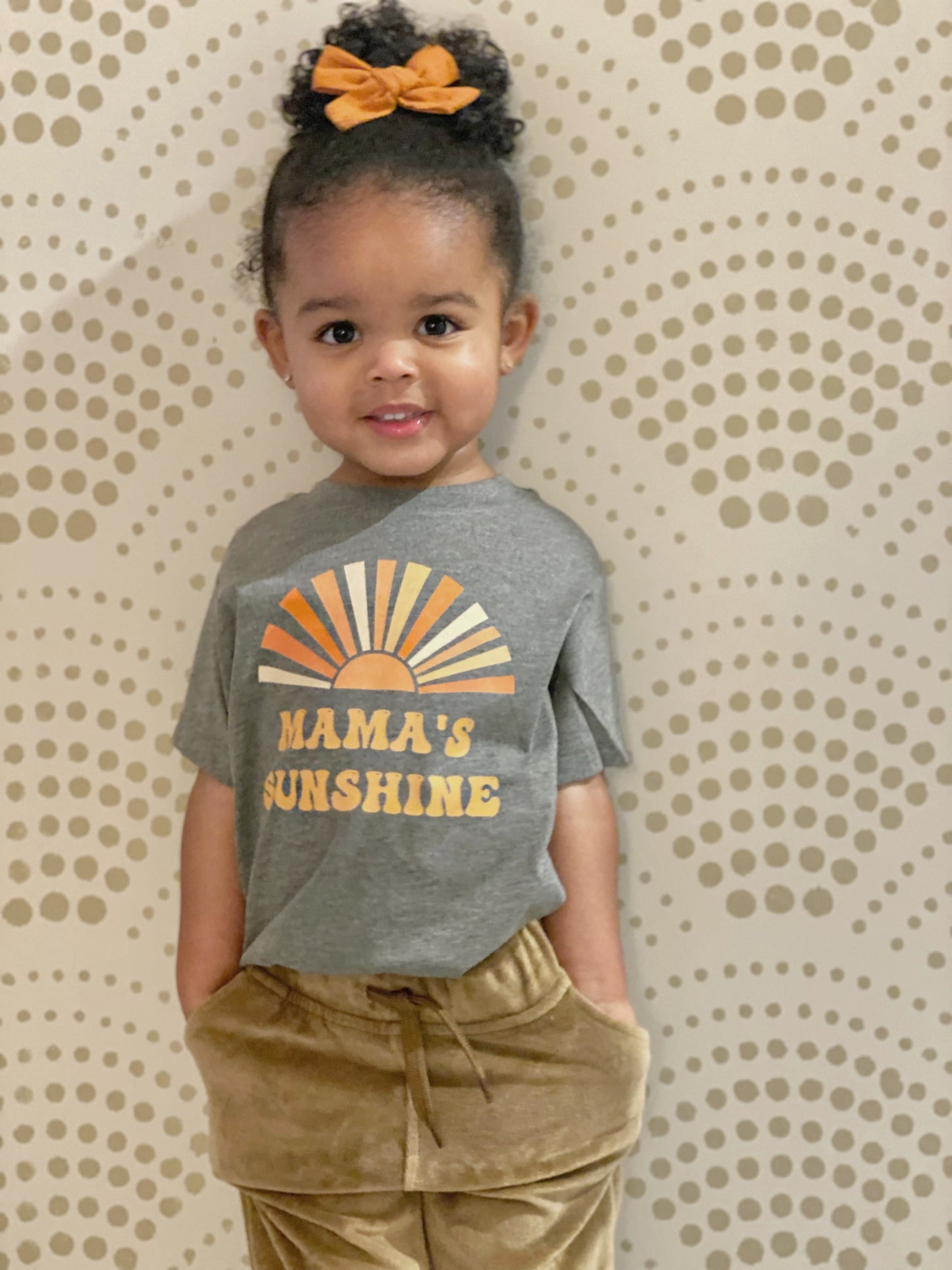 Mama's Sunshine - Kids Tee (Gray)