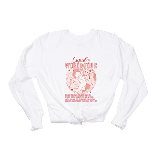 Cupid's World Tour - Tee (Vintage White, Long Sleeve)