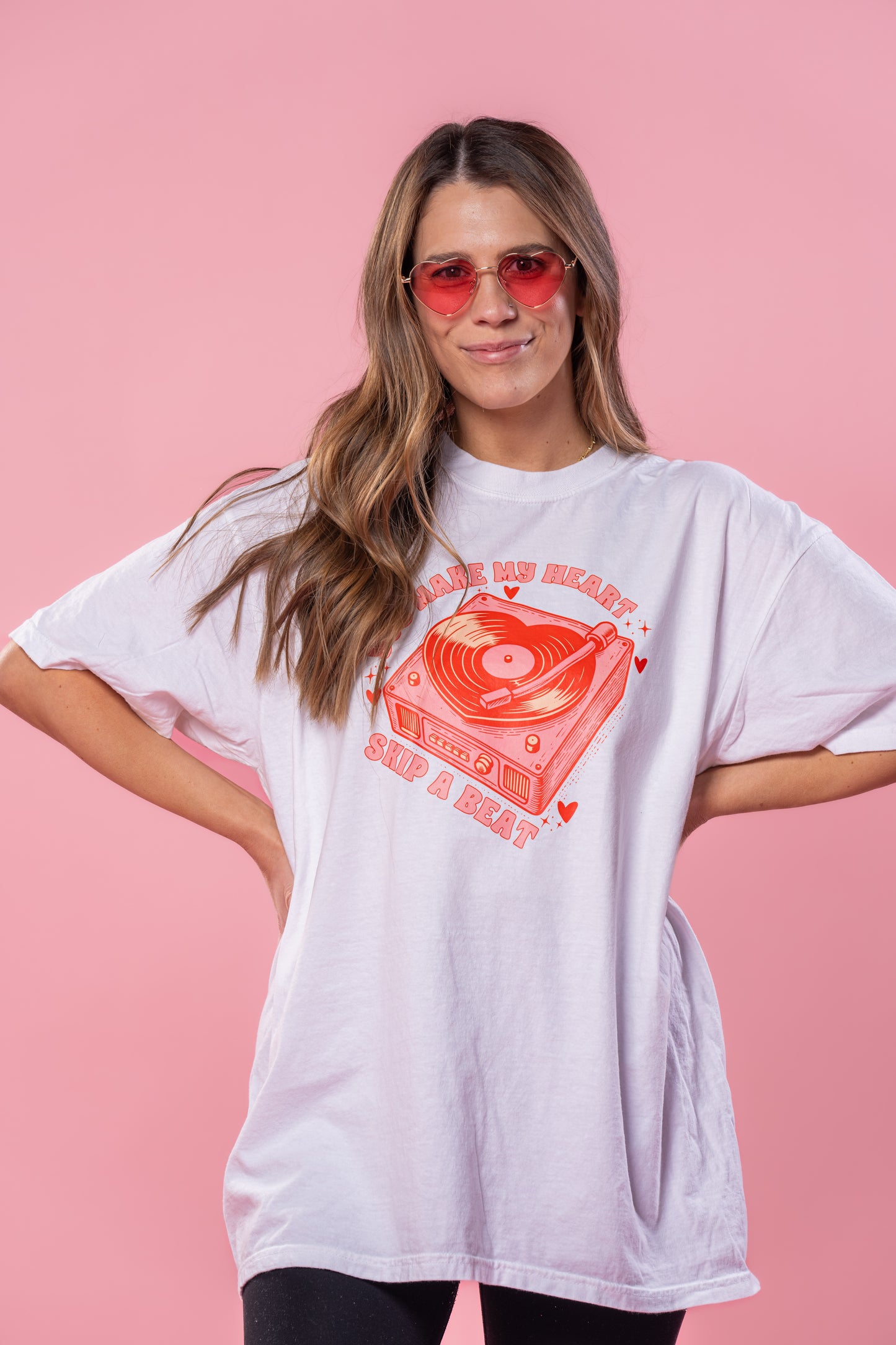 You Make My Heart Skip A Beat - Tee (Vintage White, Short Sleeve)