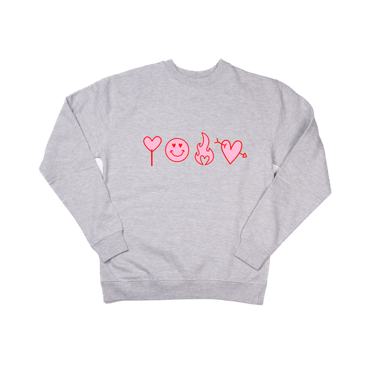 V-Day Things - Sweatshirt (Heather Gray)