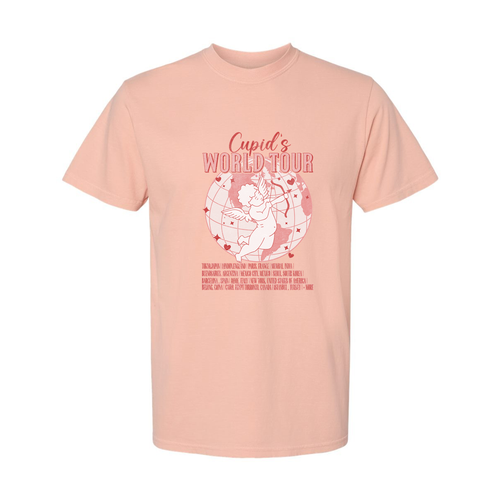 Cupid's World Tour - Tee (Vintage Peachy)