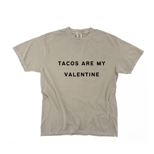 Tacos Are My Valentine (Black) - Tee (Sandstone)