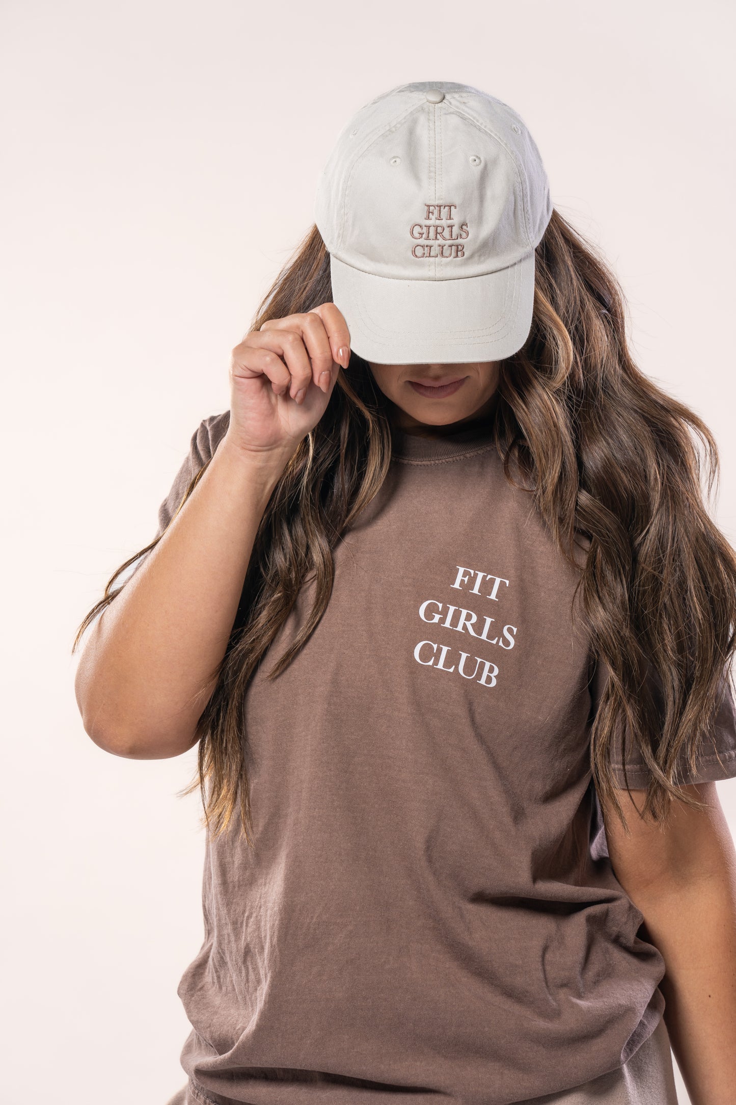 Fit Girls Club (Pocket & Back) - Tee (Espresso)