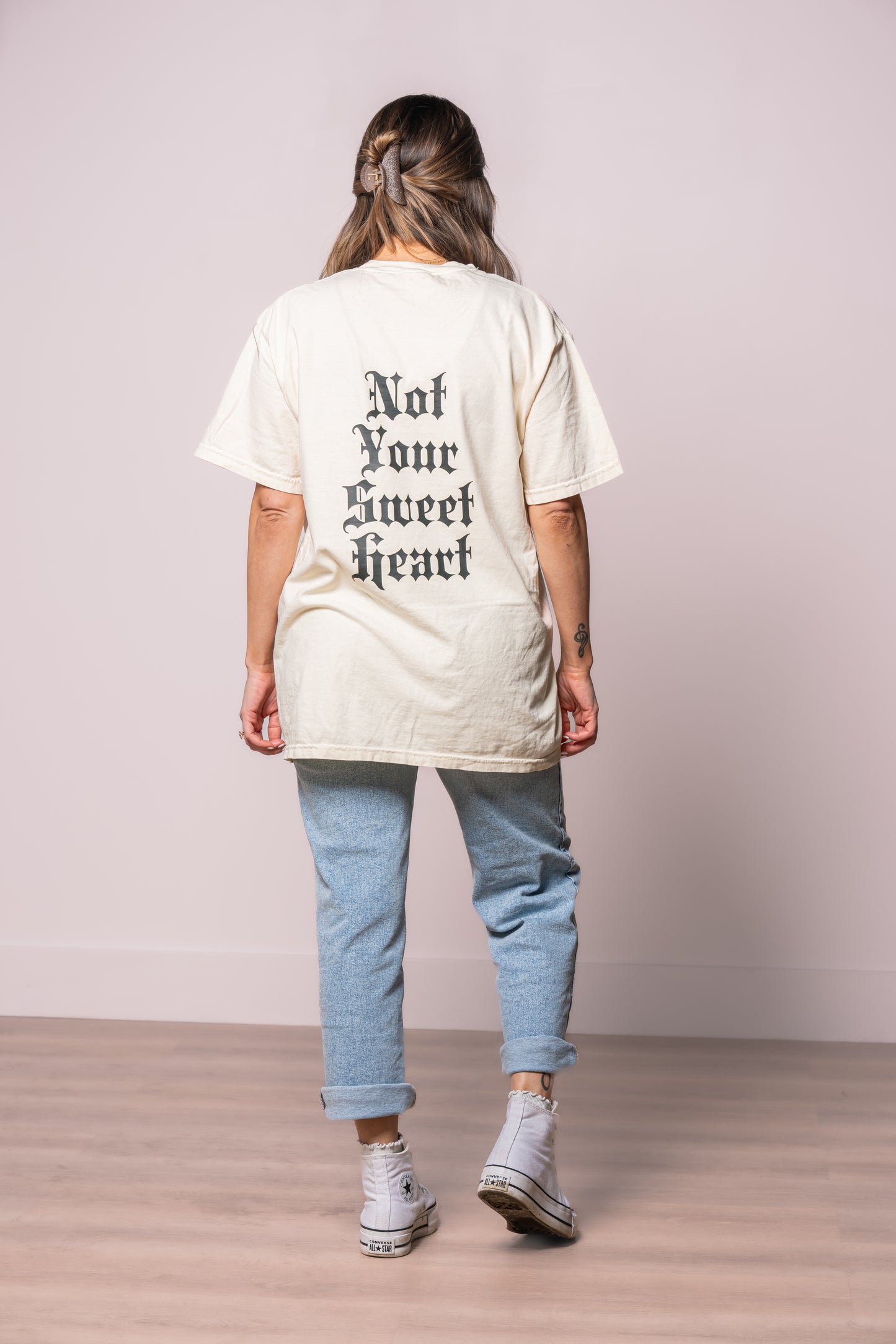 Not Your Sweetheart (Pocket & Back) - Tee (Vintage Natural, Short Sleeve)