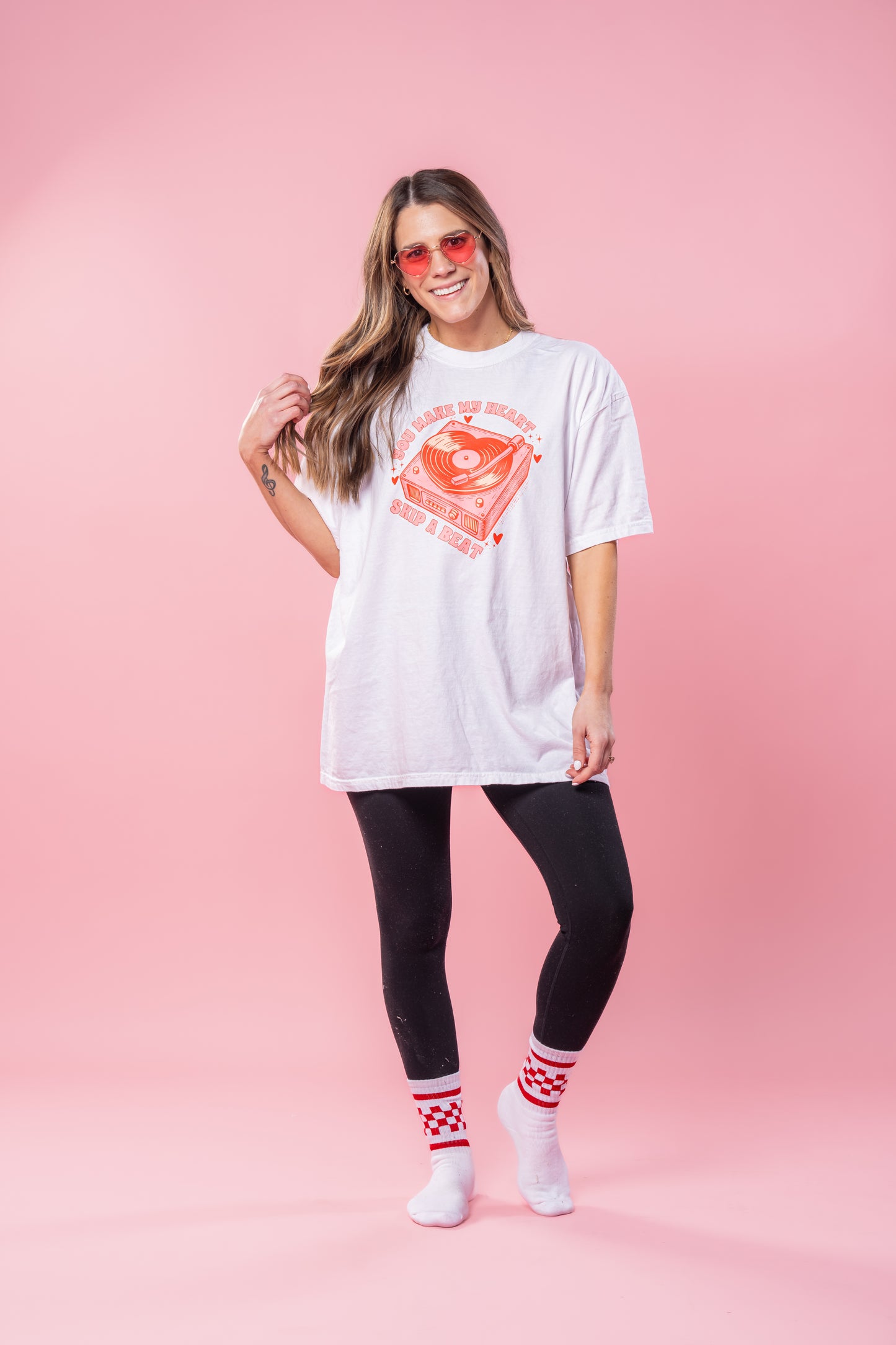 You Make My Heart Skip A Beat - Tee (Vintage White, Short Sleeve)