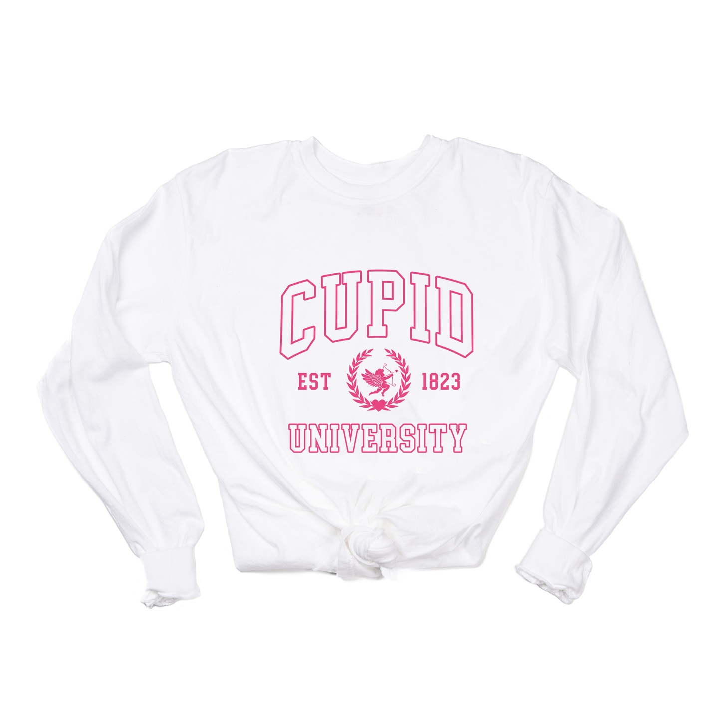 Cupid University - Tee (Vintage White, Long Sleeve)